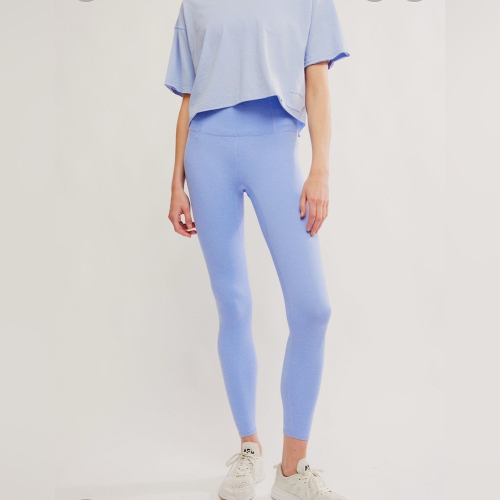 NWT Med  FREE PEOPLE BLUEBERRY HEATHER NEVER BETTER LEGGING